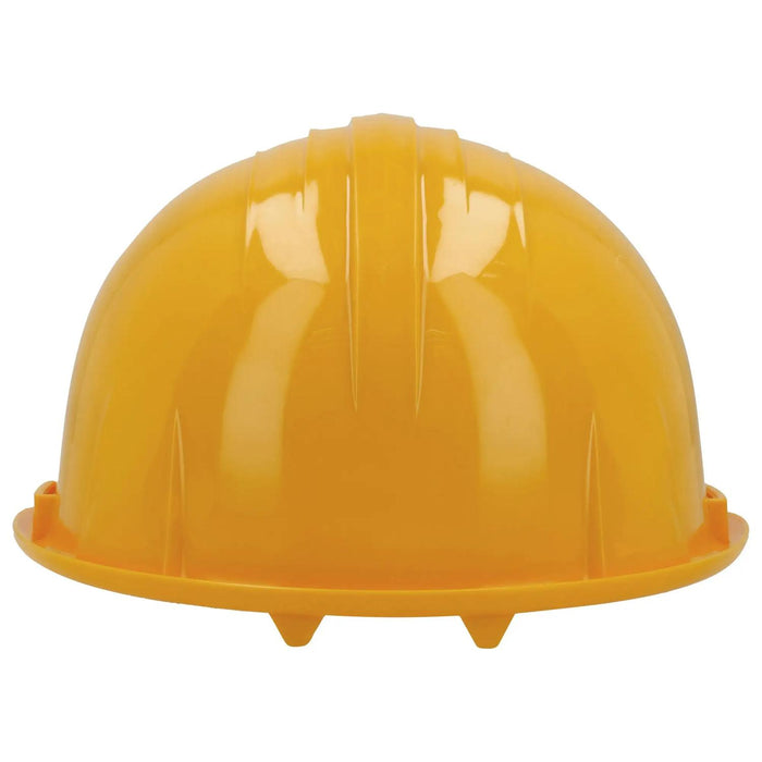 Casco de seguridad con ajuste de 4 puntos, color amarillo Urrea