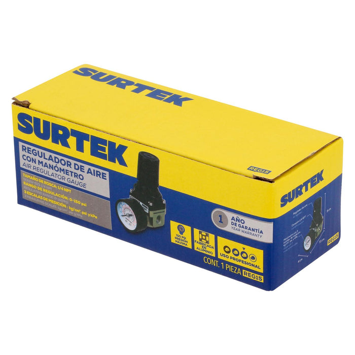 Regulador de aire 150 PSI Surtek