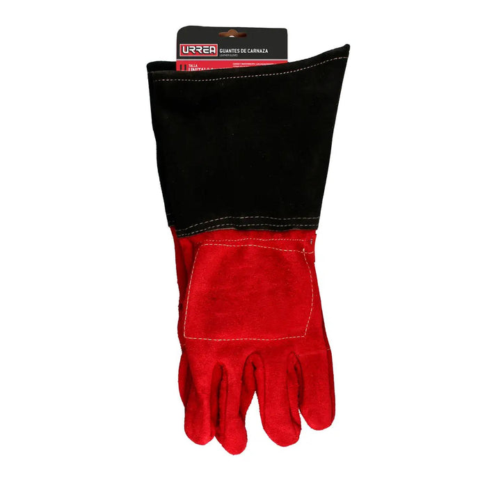 Guantes de carnaza para soldador unitalla Urrea