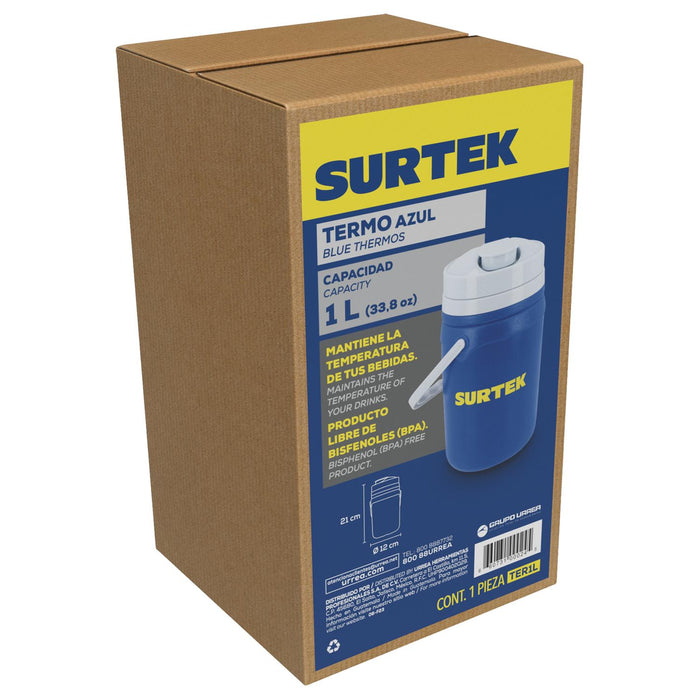 Termo 1Lt, 12 cm x 21 cm Surtek